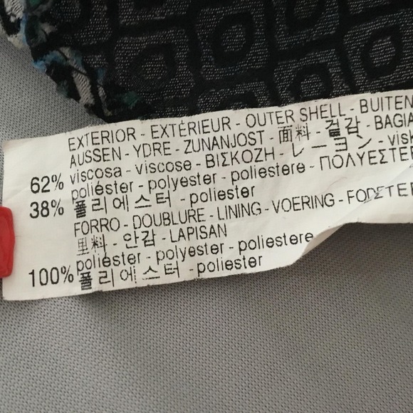 Zara Trafaluc Dress Womens Medium Multicolor Patchwork Boho Long Sleeve Midi - Picture 11 of 13